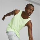 Run Men's Cloudspun Singlet in Fizzy Lime, Size XS, Polyester/Elastane by Puma