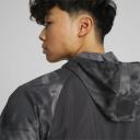 Run Men's Favourite Printed Woven Jacket in Black/Aop, Size 2XL, Polyester by Puma