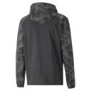 Run Men's Favourite Printed Woven Jacket in Black/Aop, Size XL, Polyester by Puma