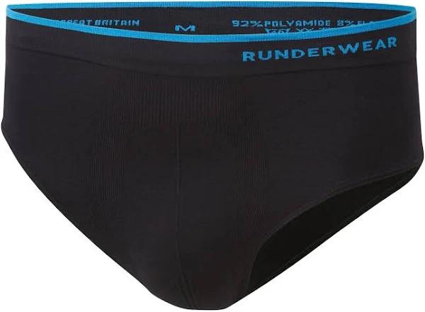 Runderwear Black Running Briefs