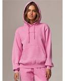 Running Bare Womens Legacy Pullover Hoodie Pink L