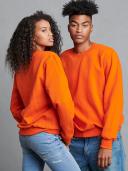 Russell Athletic 698HBM Dri-Power Fleece Crew Sweatshirt - Burnt Orange - L