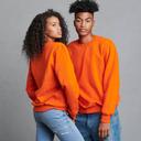 Russell Athletic 698HBM Dri-Power Fleece Crew Sweatshirt - Burnt Orange - S