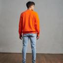 Russell Athletic 698HBM Dri-Power Fleece Crew Sweatshirt - Burnt Orange - S