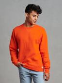 Russell Athletic 698HBM Dri-Power Fleece Crew Sweatshirt - Burnt Orange - S