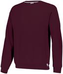 Russell Athletic 698HBM Dri-Power Fleece Crew Sweatshirt - Maroon - S