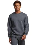 Russell Athletic Dri-Power Fleece Crew Sweatshirt - Black Heather (2XL)