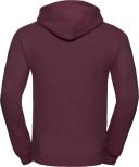 Russell Colour Mens Hooded Sweatshirt / Hoodie Burgundy M
