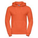 Russell Colour Mens Hooded Sweatshirt / Hoodie Orange 2XL