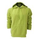 Russell Colour Mens Hooded Sweatshirt / Hoodie Orange 2XL