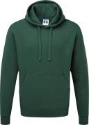 Russell Mens Authentic Hooded Sweatshirt / Hoodie Bottle Green 3XL