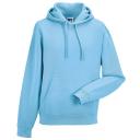 Russell Mens Authentic Hooded Sweatshirt / Hoodie Bottle Green 3XL