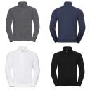 Russell Mens Authentic Quarter Zip Sweatshirt Black 4XL