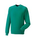 Russell Raglan Sweatshirt - Black, L