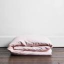 Rust Stripe 100% French Flax Linen Bedding Set - Single - Bed Threads