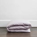 Rust Stripe 100% French Flax Linen Bedding Set - Single - Bed Threads