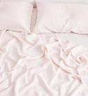 Rust Stripe 100% French Flax Linen Bedding Set - Super King - Bed Threads