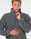 Rusty Middle Section Crew Polar Fleece Gull L / Grey