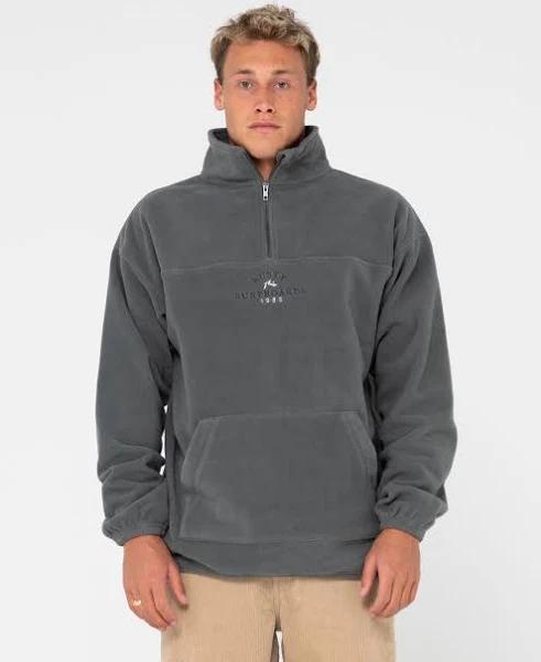 Rusty Middle Section Crew Polar Fleece Gull L / Grey