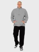 Rusty Middle Section Crew Polar Fleece Gull M / Grey
