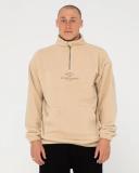 Rusty Middle Section Crew Polar Fleece - Light Fennel - S