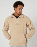 Rusty Middle Section Crew Polar Fleece - Light Fennel - S