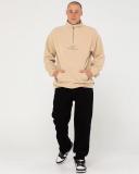 Rusty Middle Section Crew Polar Fleece - Light Fennel - S