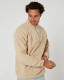 Rusty Middle Section Crew Polar Fleece - Light Fennel - S