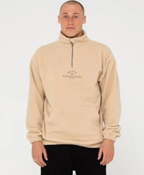 Rusty Middle Section Crew Polar Fleece - Light Fennel - S