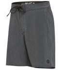 RVCA Men's 18" VA Pigment Swim Trunks - Black - Swimoutlet.com