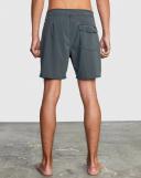 RVCA Men's 18" VA Pigment Swim Trunks - Black - Swimoutlet.com