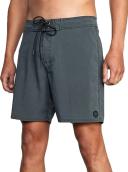 RVCA Men's 18" VA Pigment Swim Trunks - Black - Swimoutlet.com