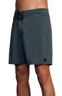 RVCA Men's 18" VA Pigment Swim Trunks - Black - Swimoutlet.com