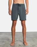 RVCA Men's 18" VA Pigment Swim Trunks - Black - Swimoutlet.com