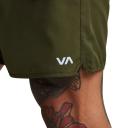 RVCA Men's Active Performance Yogger IV 17" Shorts With An Elastic Waistband Olive