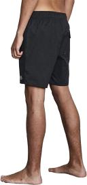 RVCA Men's Opposite Elastic Boardshorts - Black | Cotton - Swimoutlet.com