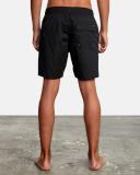 RVCA Men's Opposite Elastic Boardshorts - Black XXL | Cotton - Swimoutlet.com