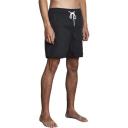 RVCA Men's Opposite Elastic Boardshorts - Black XXL | Cotton - Swimoutlet.com
