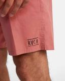 RVCA Men's Opposite Elastic Boardshorts - Dusty Pink | Cotton - Swimoutlet.com