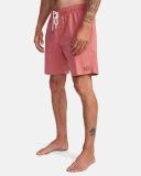 RVCA Men's Opposite Elastic Boardshorts - Dusty Pink | Cotton - Swimoutlet.com