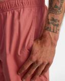 RVCA Men's Opposite Elastic Boardshorts - Dusty Pink | Cotton - Swimoutlet.com