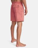 RVCA Men's Opposite Elastic Boardshorts - Dusty Pink | Cotton - Swimoutlet.com