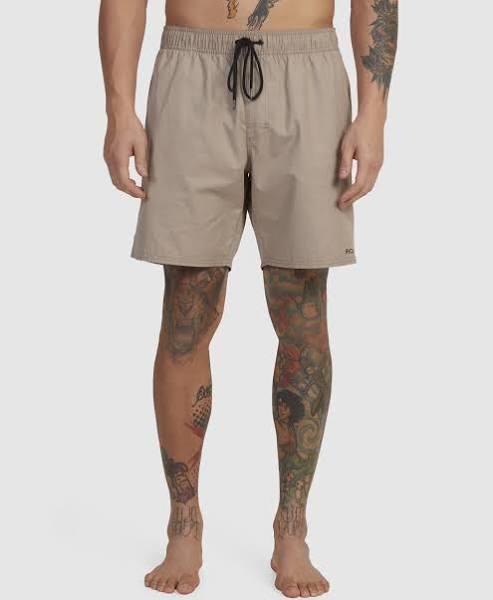 RVCA - Men's Shorts - Opposites Elastic 2 Shorts - Brown - Size L