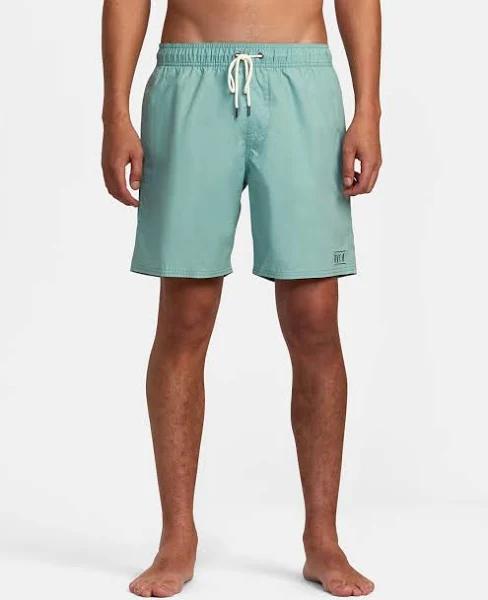 RVCA - Men's Shorts - Opposites Hybrid Elasticized Shorts - Green - Size M