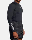 RVCA Sport Rashguard Long Sleeve Black - XL