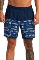 RVCA Yogger Stretch Athletic Shorts All Brand Navy