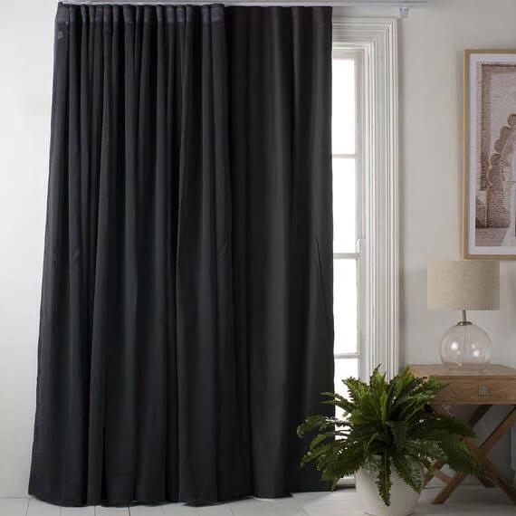 S-Fold Blockout Curtain Liner Granite by Freedom