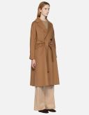 S Max Mara Brown Tea Wrap Style Coat