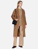 S Max Mara Brown Tea Wrap Style Coat