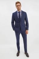 Saba Men's Melbourne Wool Suit Jacket in Blue Size 40